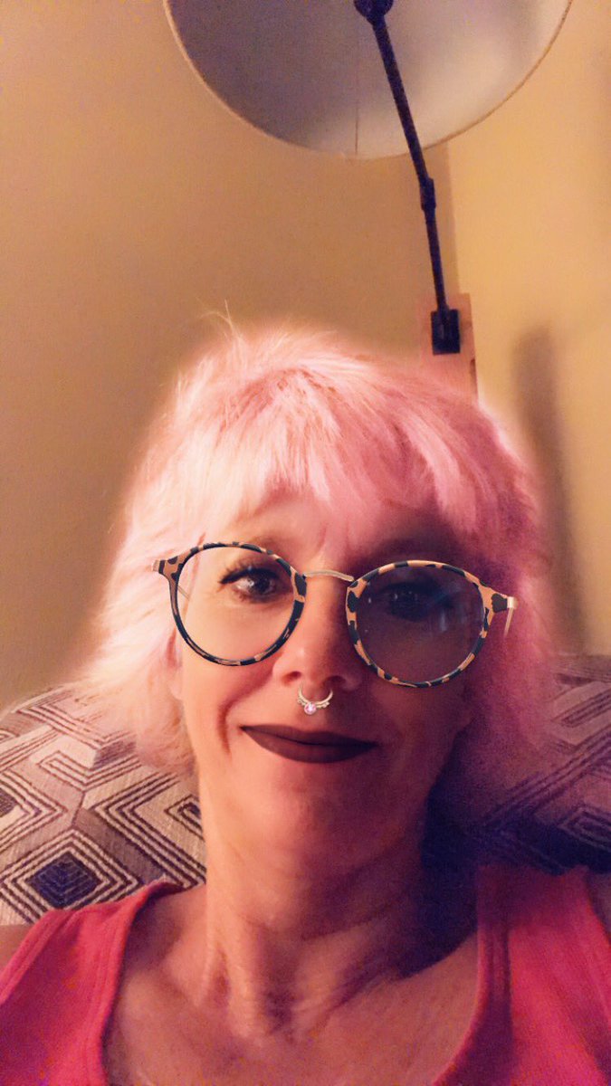 mm_queen's tweet photo. A new summer look for old Mrs. B.?? Or just getting my bingo done and having fun with a filter?? @Janna4kids #NGESSummerSelfieBingo https://t.co/m7bfd86TKM