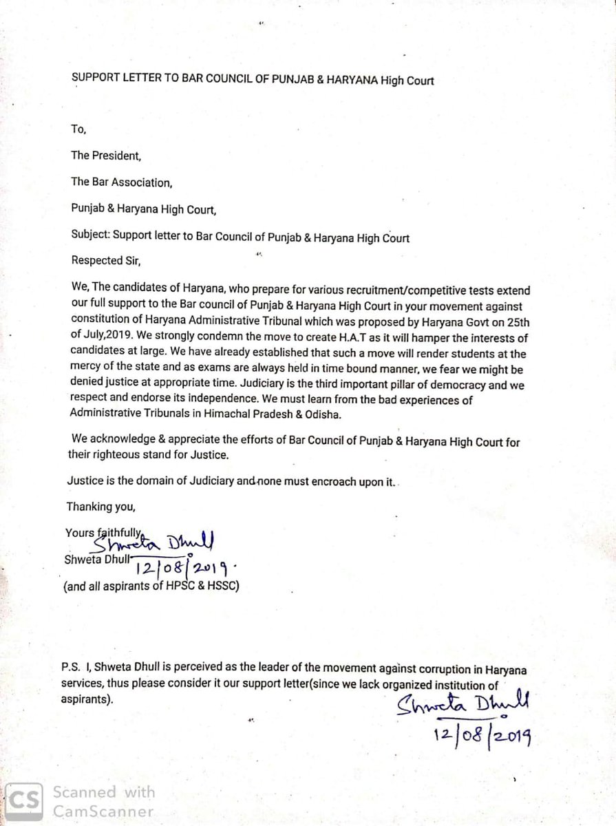 HCBA_CHD's tweet photo. Thank you @ShwetaS02707323 for supporting.
#notribunalisation
#fightforjustice
@cmohry
@ChitleenKSethi @HCBA_CHD @Gurgaondiaries1 @ReformJudiciary @ravishndtv https://t.co/H8WrbAx8nk