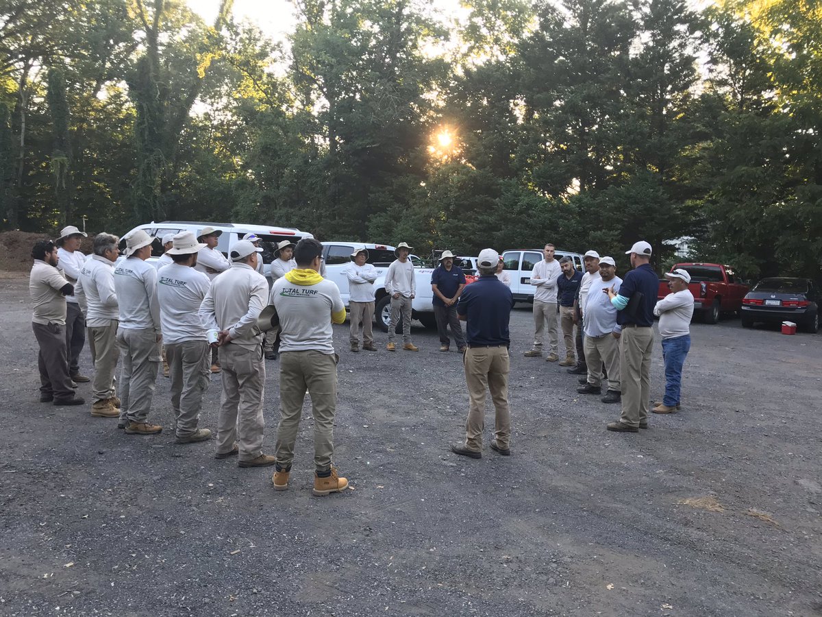 TotalTurfGS's tweet photo. Great first day at Burning Tree Club, MD. The crew led by PM, John Lytle was able to hit the ground running to get the first set of holes ready for Jim Wagner to come in this afternoon to start shaping........
#hansegolfdesign #ttgsinthemidatlantic #cavemanconstruction https://t.co/a08JHFIZH0