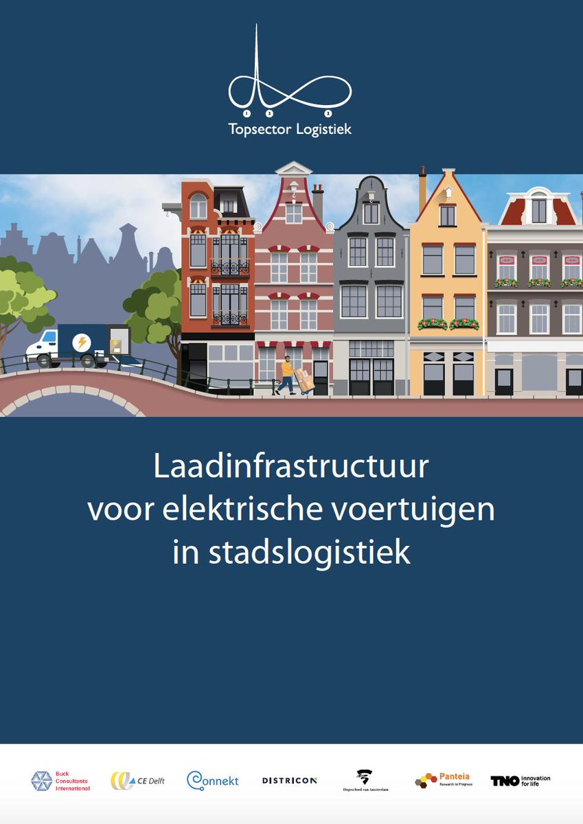 Grote kansen voor elektrische stadslogistiek. Wel nu inzet gemeenten nodig om te zorgen voor laadinfrastructuur. Nieuw rapport Topsector Logistiek delaatstemeter.nl/kennisnetwerke…