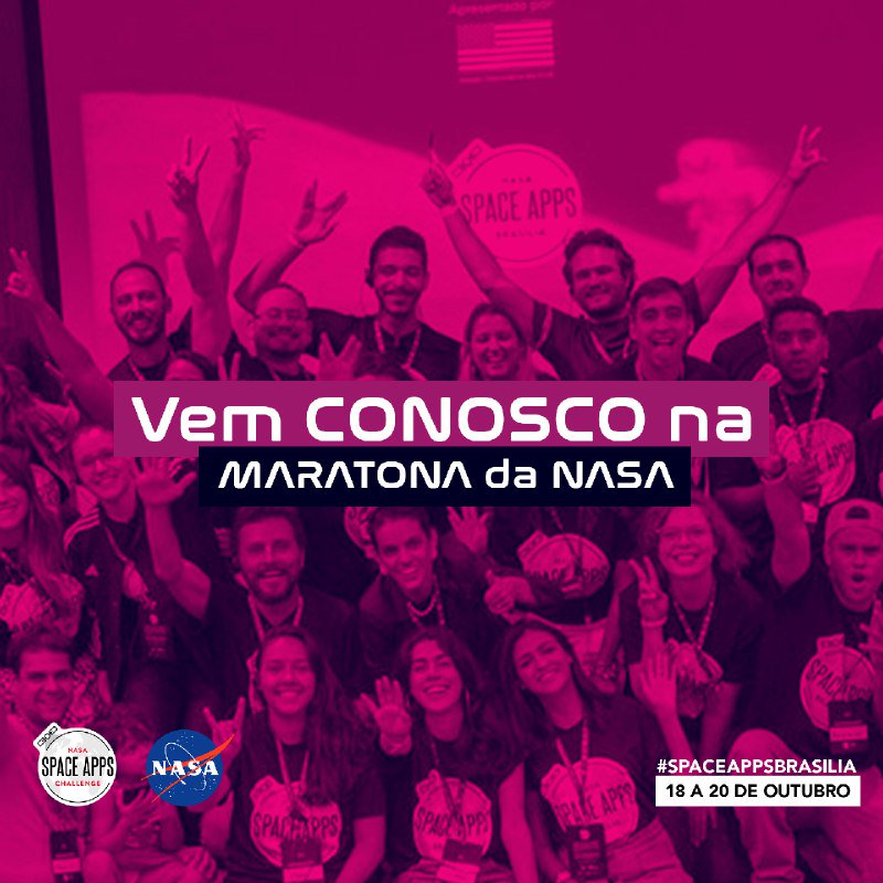 NasaSpaceBsb's tweet photo. O objetivo do NASA SPACE é transformar a humanidade, criando negócios que solucionem problemas comuns do mundo, é promover o desenvolvimento da economia, educação 4.0, empreendedores, etc. #spaceappsbsb #spaceappsbrasil #nasaspacechallenge #makebrazilhappen #startups #brasilia https://t.co/1DlVttj7aS