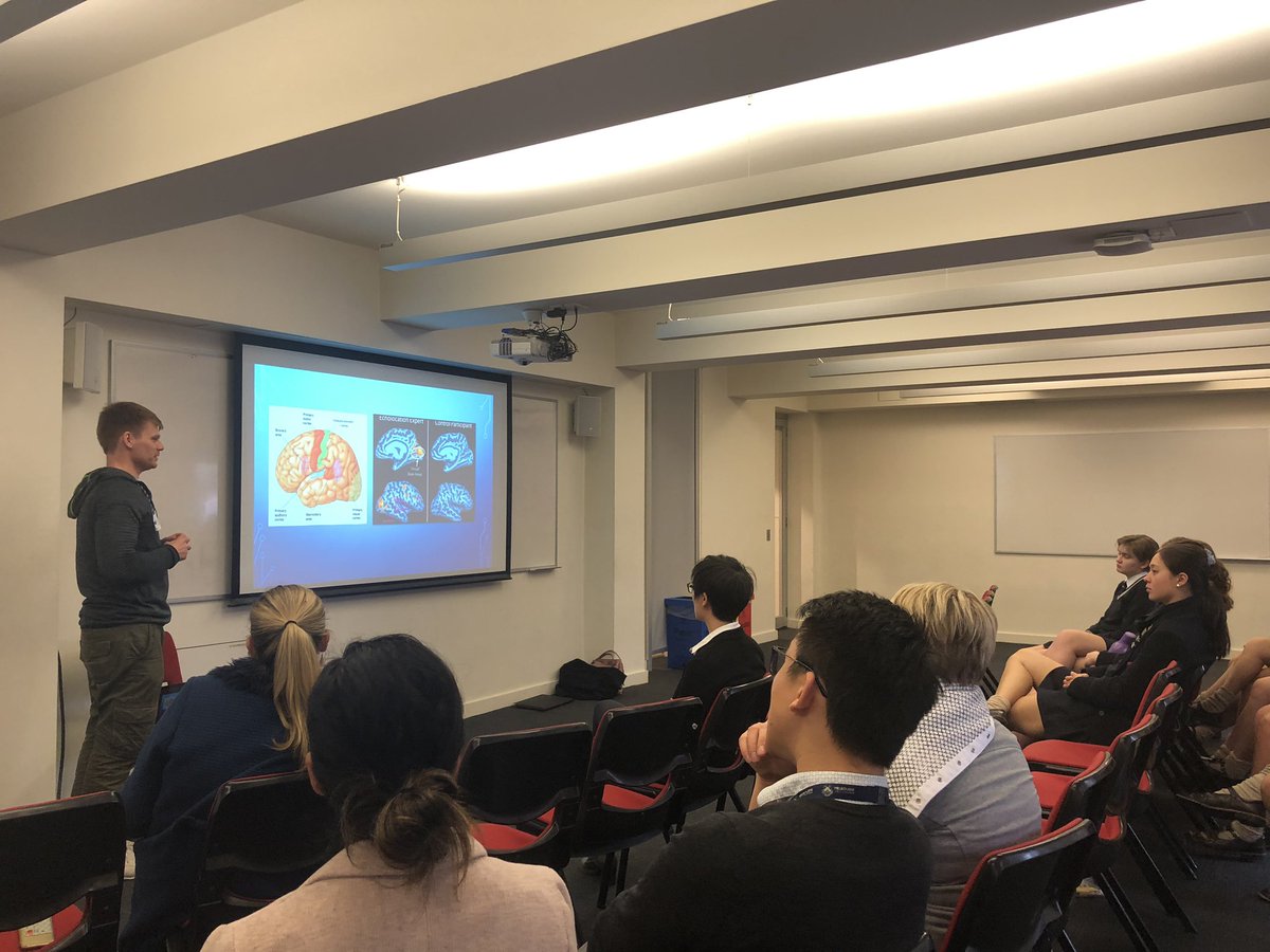 Ms_suth's tweet photo. @FloreyInstitute researchers visiting our VCE Psychology and Biology students as a STEM Week event. @MGGS_SouthYarra https://t.co/8adSqMUE47