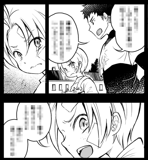 これは、10歳の頃のすがた。(描き分けくるしいマン) 