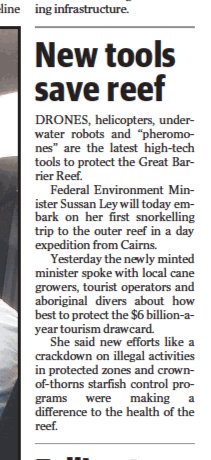 CourierMWatch's tweet photo. @couriermail is biased. 2 examples

It fails to inform readers of Labor's recommendation for the NDIA (it needs more staff, that's the bottleneck for people getting access to the NDIS)

and *completely* fails to mention CO2 and coal as a threat to the reef.

#auspol

Thread👇 https://t.co/XOnCiFW9Uh