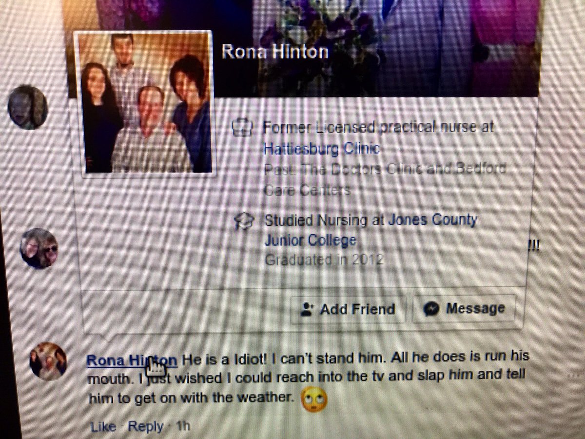 NickLilja's tweet photo. Glad she is a former nurse - and not current nurse - at my Doc’s office... I’d hate to rely on this type of person to save my life. https://t.co/iYSbKgiOve