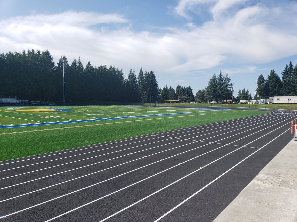Barlow_Football's tweet photo. FIRST time on the field and having our own stadium. Can't wait to see this place packed on September 6th! #BruinPride https://t.co/c0UekkmL2G