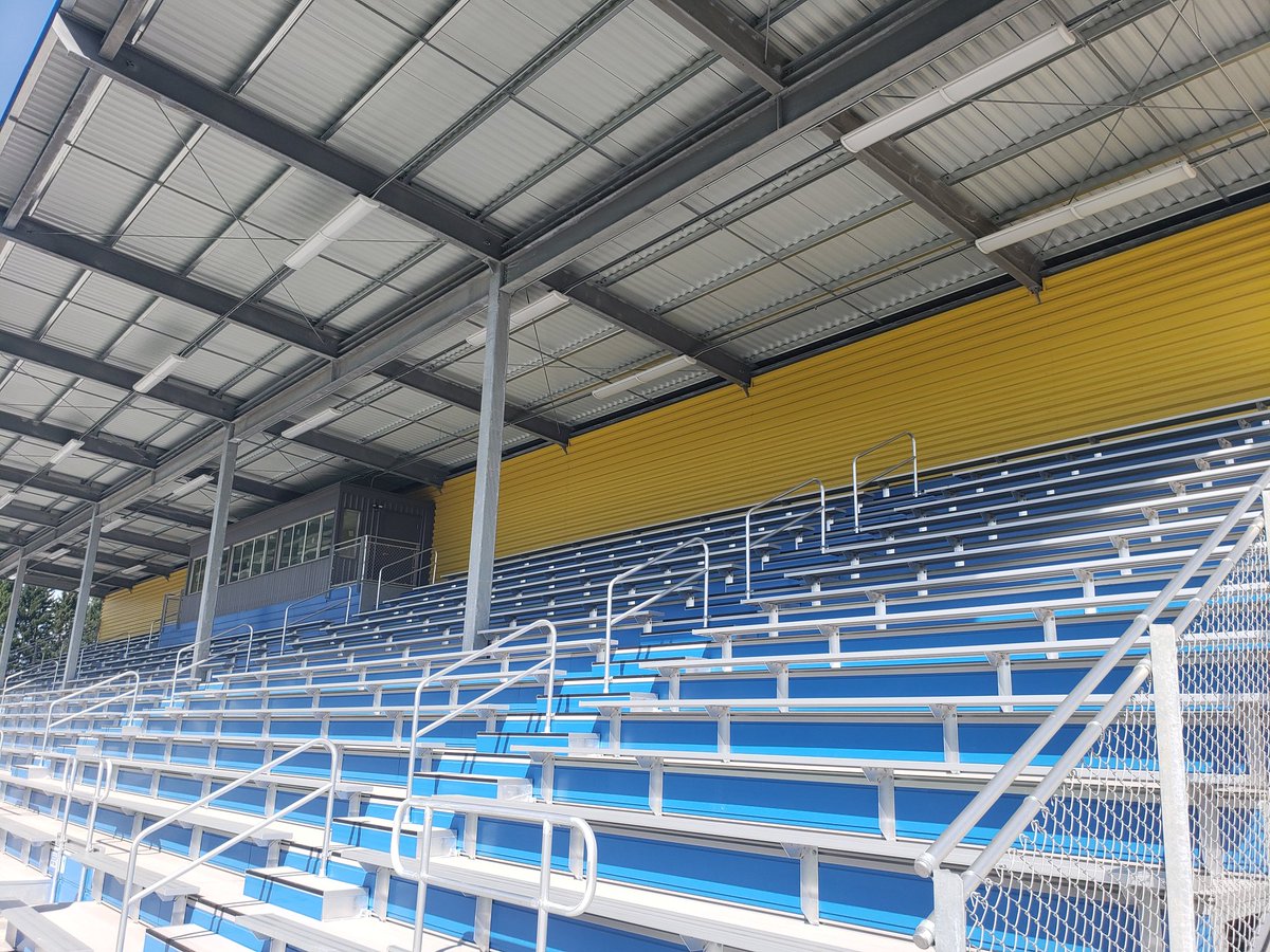 Barlow_Football's tweet photo. FIRST time on the field and having our own stadium. Can't wait to see this place packed on September 6th! #BruinPride https://t.co/c0UekkmL2G