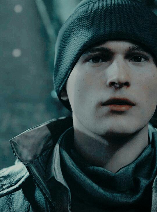 thranduiIien's tweet photo. i am taking this time to remind you all that connor, the android sent by cyberlife, is my favorite boi i mean look at his face and his little beanie i love him uwu https://t.co/EgEoi12lB8
