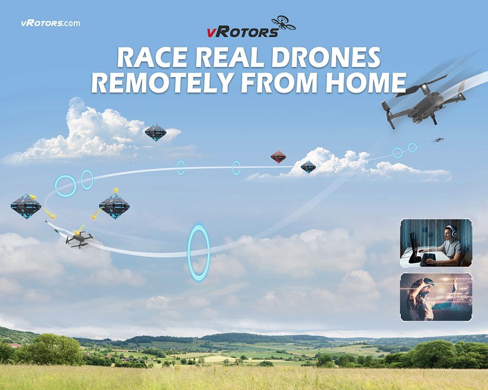 VRotors's tweet photo. Race Real Drones Remotely From Home https://t.co/9cvG2uQO7l