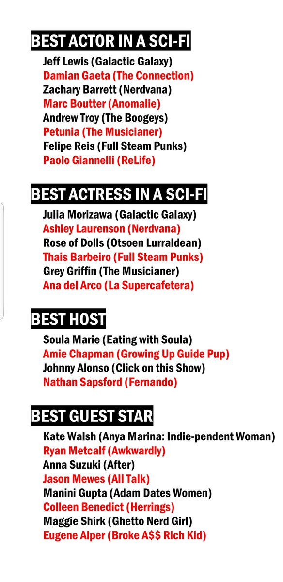 clickonthisshow's tweet photo. @johnnyalonso @MNWebFest @joanjett @shiragirl Also the @NJWebFest !! You've been Nominated again!! It's the week before the @MNWebFest - September is going to be BUSY!! https://t.co/pXqWpdxcGc