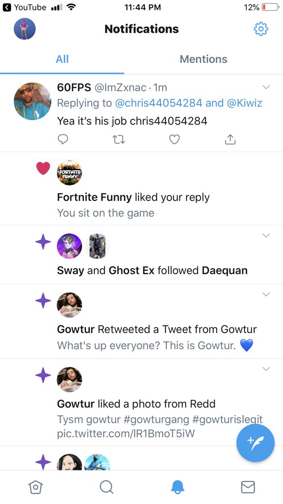 chris44054284's tweet photo. @FortniteFunny OMG they liked my tweet just imagine if they followed me😪 https://t.co/IdtOirguJo