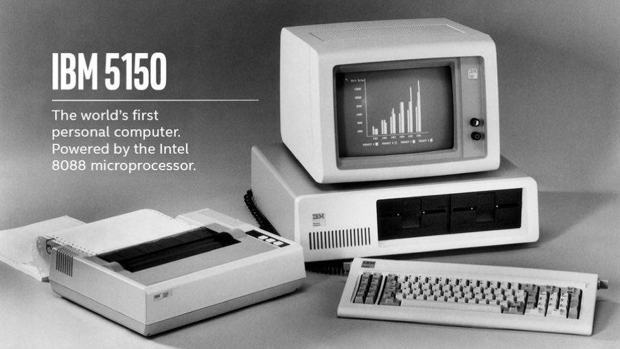 AntonBoym's tweet photo. 38 лет как @IBM выпустили 1ый персональный компьютер на 8088 @IntelRussia процессор.
В этом учебном году 35 лет 1ой ШКОЛЬНОЙ программе компьютерного образования в России - Основы Информатики и вычислительной техники #ОИВТ !
#НастоящаяЦифра #TrueDigit https://t.co/L8Xalv6RYK