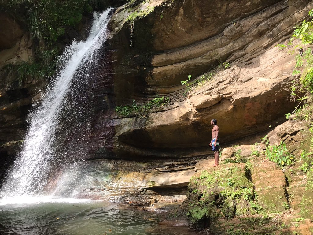 AntsBoulevard's tweet photo. Nanny Falls,  Portland, Jamaica 🇯🇲 https://t.co/h0aCDwgvHJ