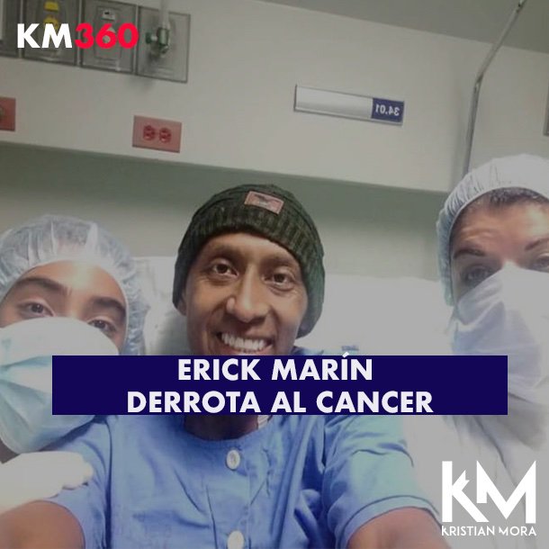 Kris_MoraCR's tweet photo. #KM360 Erick Marín logra nuevamente vencer la lucha contra el cáncer. Muchas Felicidades Campeón #KM https://t.co/FhdtosIsBi
