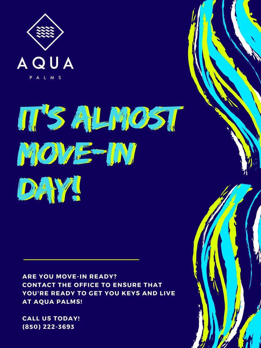 AquaPalms's tweet photo. Are you ready to pick up your keys? Call the office to see! https://t.co/DnhZdwI5Ma