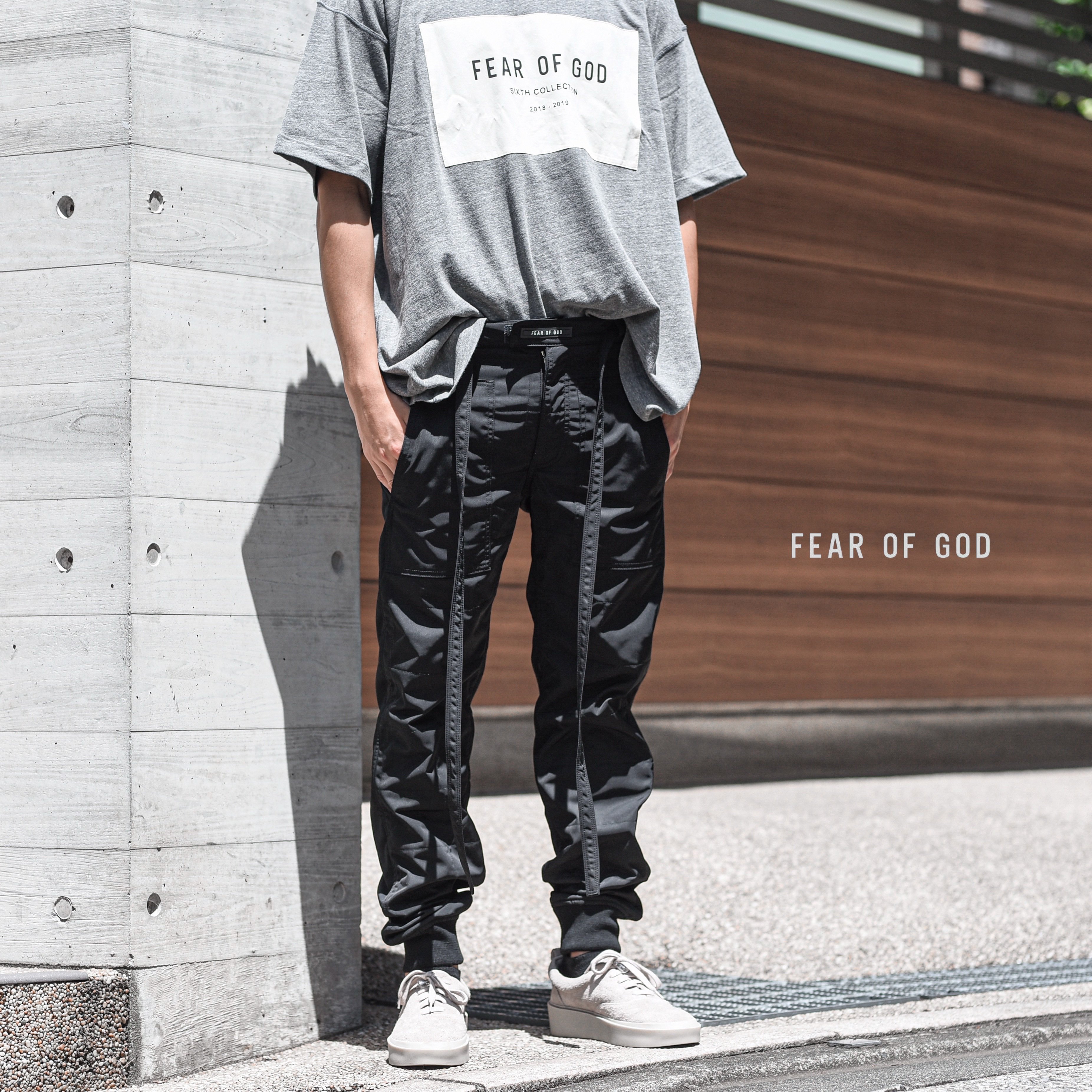 6th fear of god nylon buggy pants