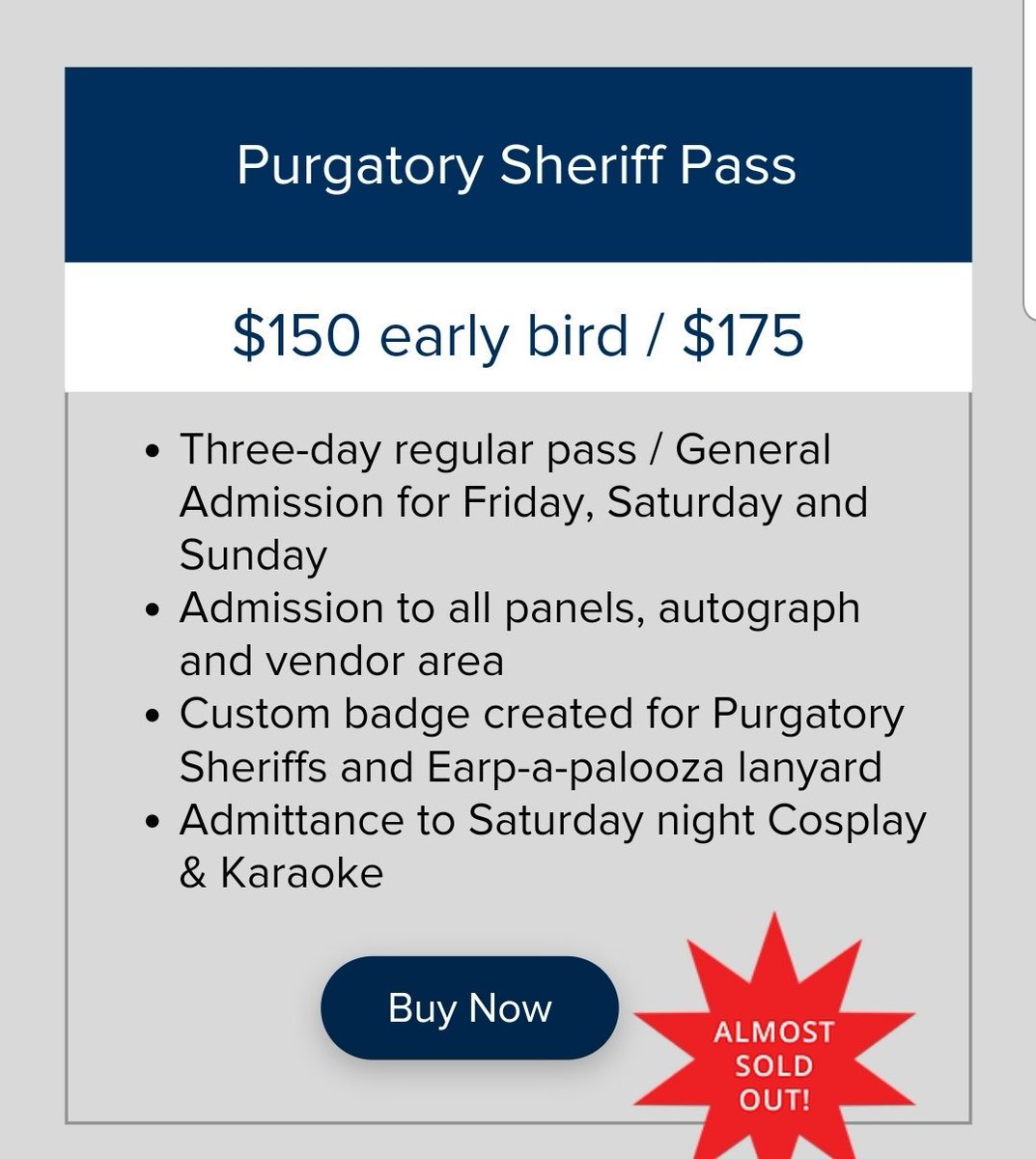 breatheforher's tweet photo. Planning to go to @Earpapalooza but haven't got your ticket yet? Well, lucky for YOU, @AFishNamedSpish and I still have a ticket to sell for the early bird sale price of $150US.

That gives you an extra $25 to spend on merch or autos/photo ops! https://t.co/rQbflffwtW