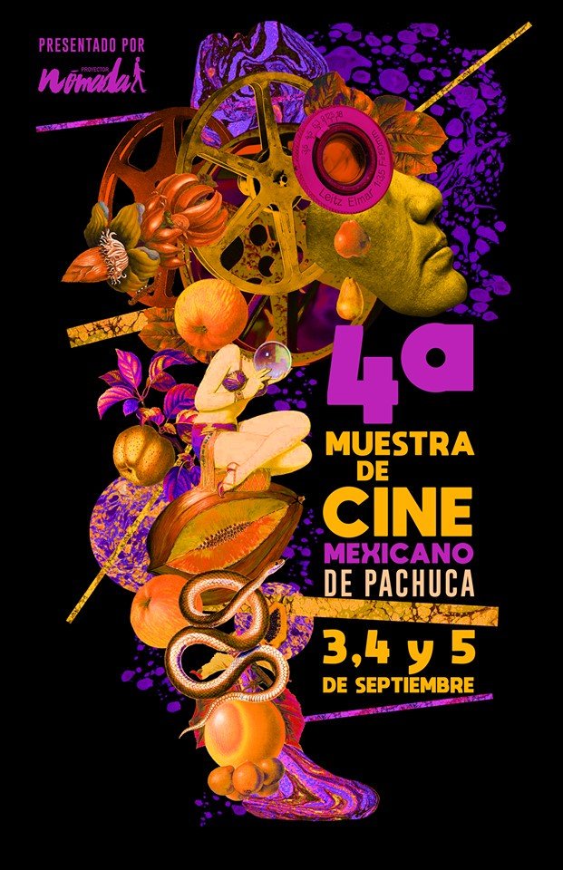 PlanisferioMx's tweet photo. Ya viene la 4ta muestra de Cine Mexicano de Proyector Nómada. Cartel por @iazminberenita https://t.co/txY6Njh6CL