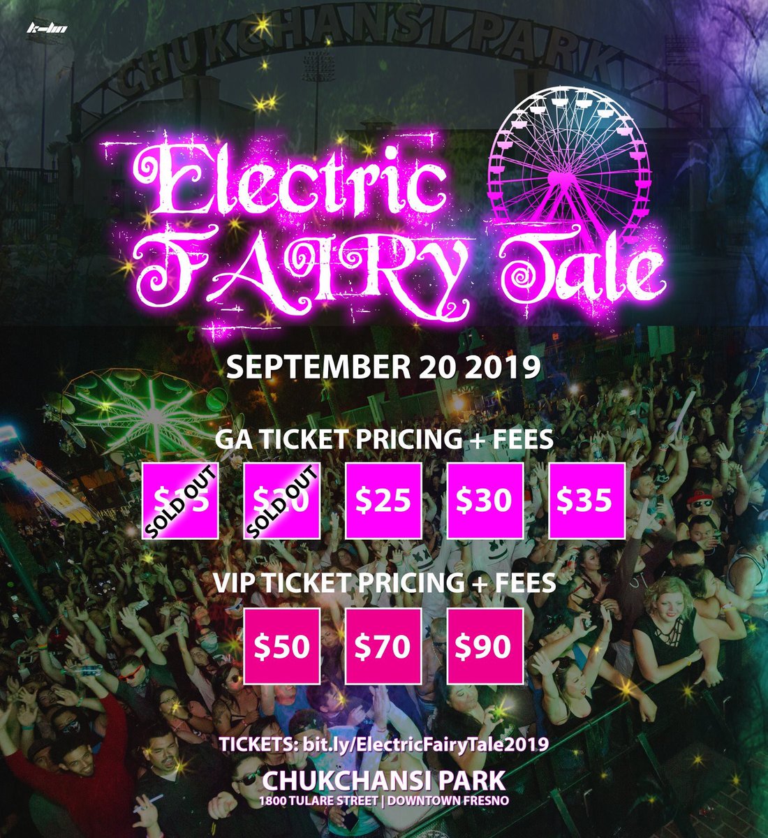Eli_DaFox's tweet photo. $20 GA Tickets are sold out for Electric Fairy Tale! Pricing is now $25!!
@KLinEvents #plur #rave #fresno559 #localraves #liltexas #omnia #arty #bengold #skellism #kutski #aruna https://t.co/UBOUrMJYMq