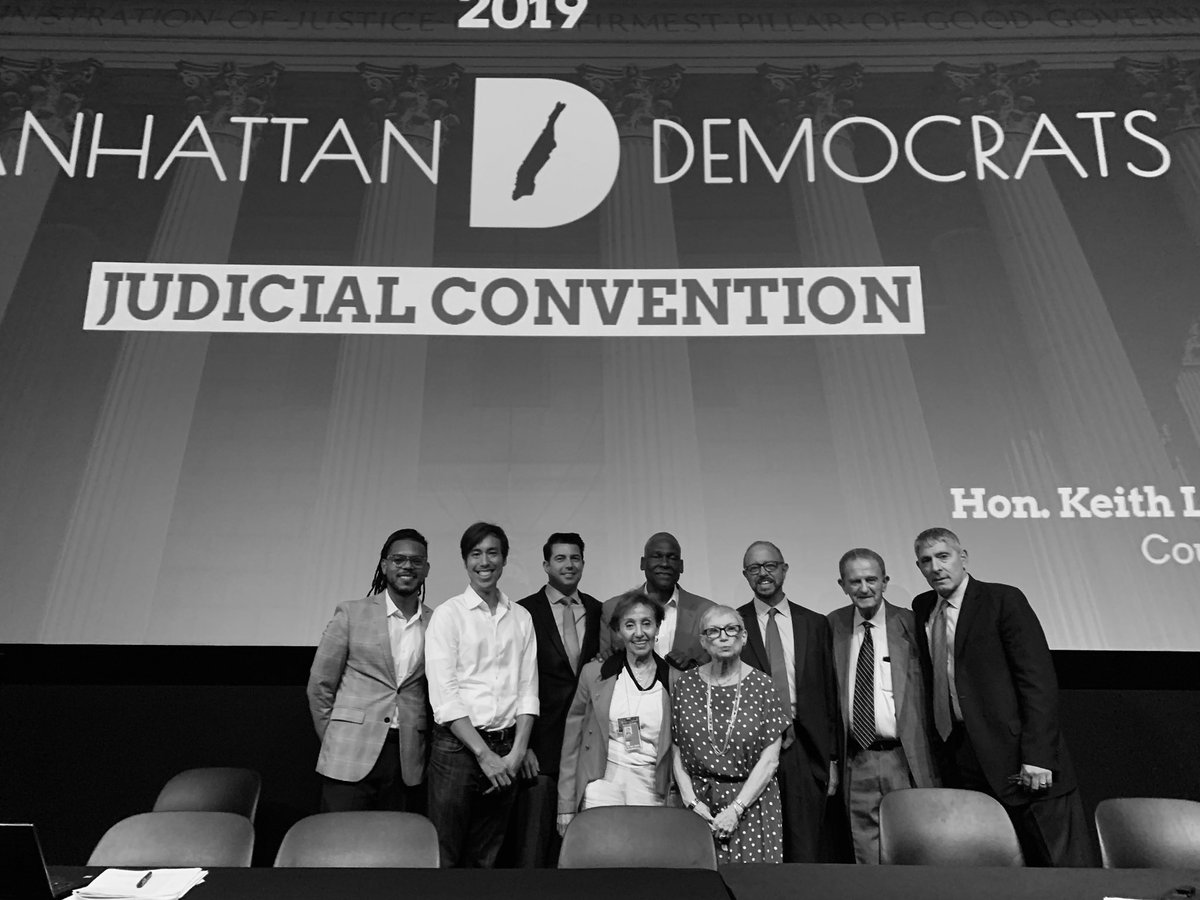 ManhattanDems's tweet photo. Thanks to our Judicial Delegates and Dems from all across the island for a successful 2019 Judicial Convention! And the winners are...
https://t.co/DsrpTJNWm8 https://t.co/07xNv8xr9R