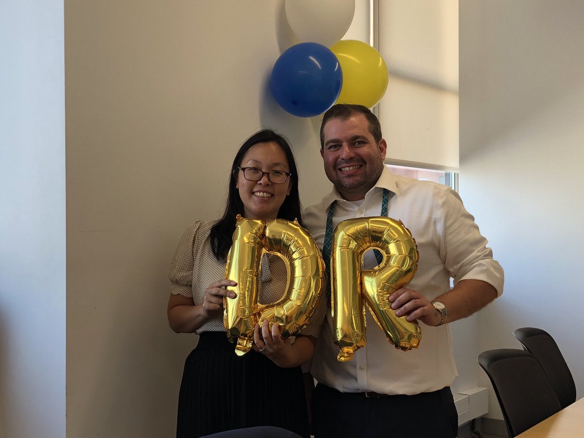 jkmontclare's tweet photo. It’s a good day to be holding up balloons that add a new title...Congrats to @MontclareLabs newly minted #materials #chemistry Dr. @IAmAndrewOlsen for successfully defending his #PhD @nyutandon! #phdlife #nyualumn #phd #13 https://t.co/L3HsGLS3LP