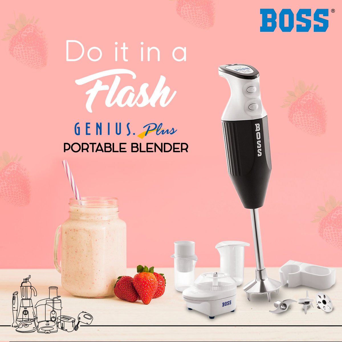 BOSS_Appliances's tweet photo. Prepare any thick, cold and creamy flavored shakes using Boss Genius Plus hand blender.
Buy This : https://t.co/1lr0HXeTdv
#BOSS #BossHomeAppliances #PortableBlender #BossGeniusPlus #GeniusPlusPortableBlender #Blender https://t.co/e5ZJZ6GjKS