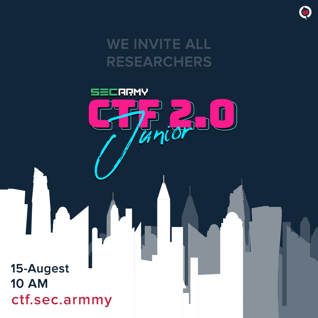 bugdiscover_'s tweet photo. Bugdiscover is excited to invite all security researchers to online CTF event 
Here's the CTF Link, Please log on to https://t.co/6vAVOzneoH
The Link will be open on 15 Aug, at 10 am
#bugdiscover #bugbounty #CTF #ethicalhacker https://t.co/lJGrRYH8FG