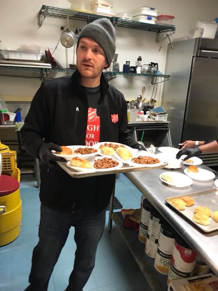 Fight4GoodTour's tweet photo. Because I was traveling solo, I relied on the teams from the Salvation Army to help me create content at each stop. https://t.co/oIhWolTmpy @SalvationArmyUS @ChrisStrub #FightForGoodTour https://t.co/m86nQU3Bo2