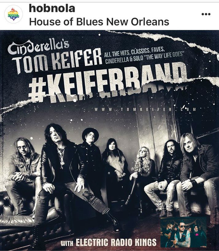 RadioOffical's tweet photo. @ERKRadio2017 @HOBNOLA @stacey_blades Big Easy get ready to rock with Billboard mainstream charting artists ERK as we take the stage with Tom Keifer Thursday Aug. 15th! Lets rip it up! https://t.co/au5oRJ6jVW