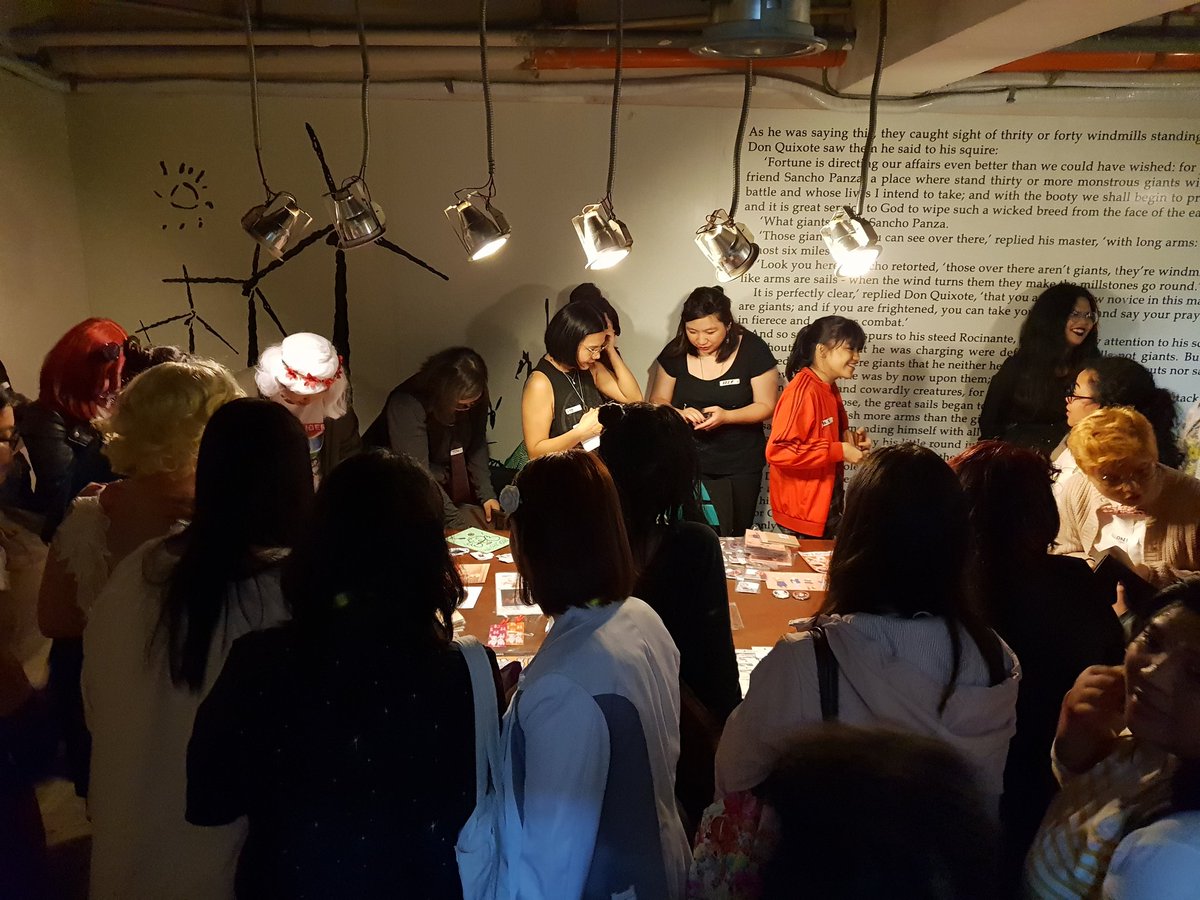 IneffableMNL's tweet photo. It's been over a week since the Ineffable MNL Meet! Despite the hitches, we mingled w/ fellow #GoodOmens fans; had great food, themed drinks, &amp; art; &amp; donated ₱7500 (abt USD150) to Rise Against Hunger PH. Wahoo! @neilhimself @michaelsheen @LourdesFaberes @drmuig @GoodOmensPrime https://t.co/OcU0iMP4Ay