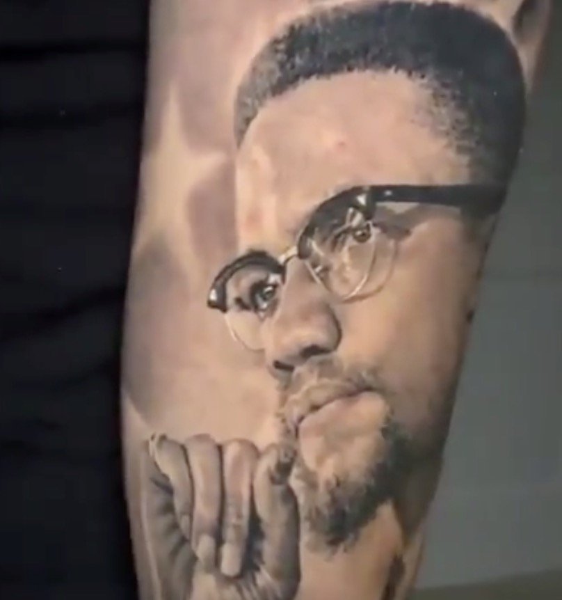 NFLs DK Metcalf Gets Tattoo Tribute to Black Heroes MJ MLK Jackie  Robinson