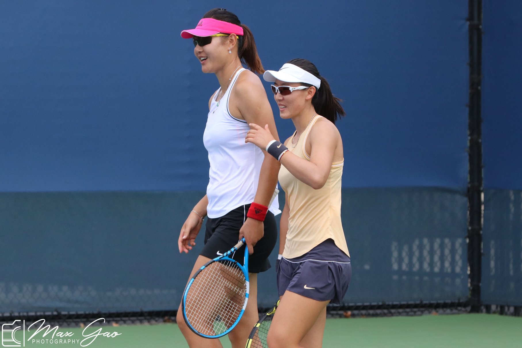 Max Gao The All Chinese Duo Of Zheng Saisai 郑赛赛 And Duan Ying Ying 段莹莹 In Action At Cincytennis On Monday Afternoon