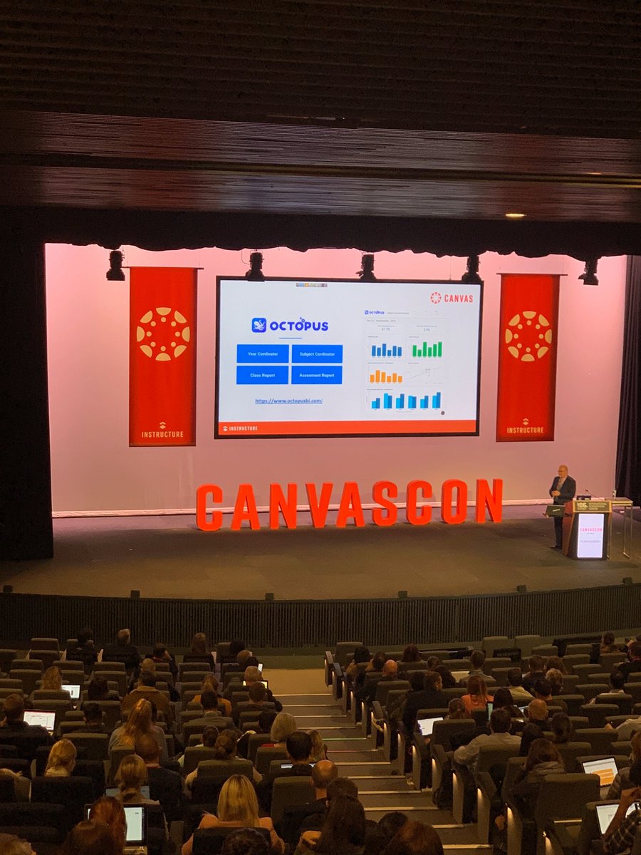 BiOctopus's tweet photo. We are here! Octopus BI is one of the proud sponsors of CanvasCon Sydney 2019 and we are excited to show you the future of learning analytics!

#Ayraanalytics #Ayraoctopus #Learninganalytics #Education #CanvasCon #Sydney https://t.co/dvRJx7M4MQ