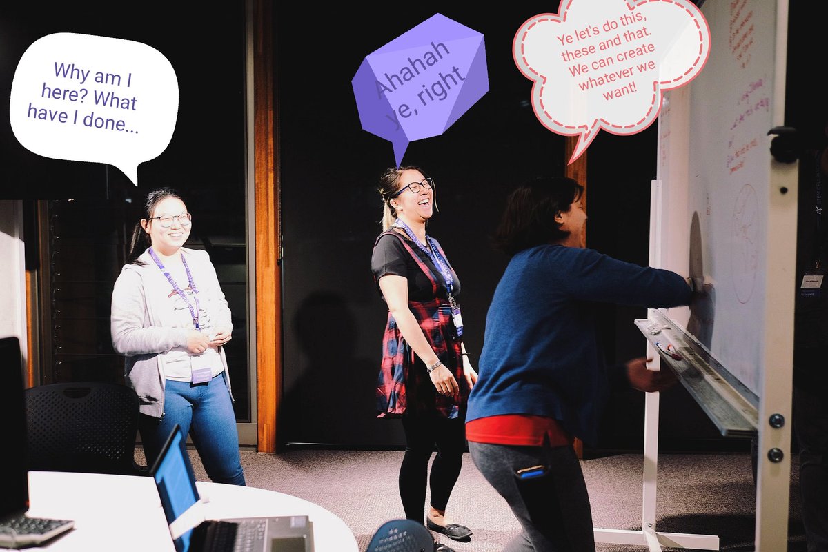 Selly_mcc's tweet photo. #stemcellhack When you don't think before speaking: writing down all crazy ideas and making your team mates question what have they done to deserve to be in the same team as you
#hacking #Hackathon @AIBNatUQ #UQ #2019aug #Australia #August https://t.co/SYnUa6GdHh