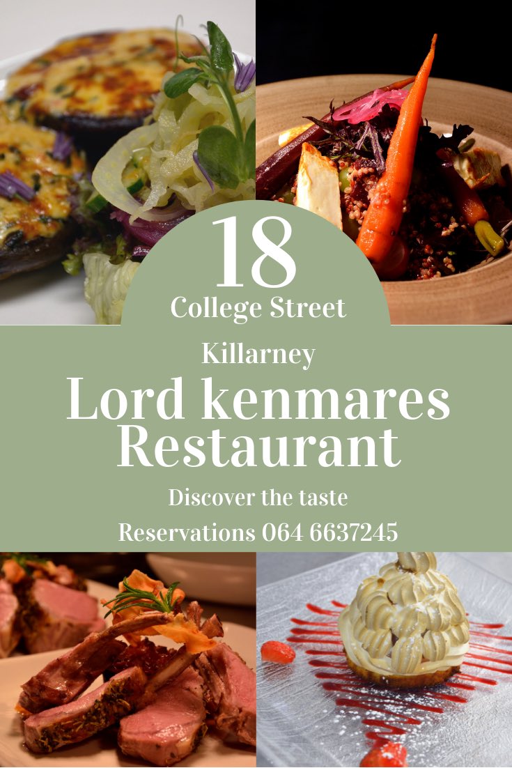 Lord Kenmare's Restaurant, Killarney (@lordkenmares) on Twitter photo 