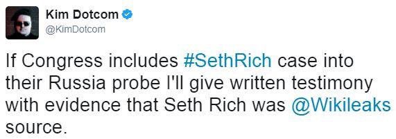 Kim Dotcom has reached out with his Attorney's multiple times to meet with the United States Government to deliver his Intelligence in the Seth Rich murder investigation. He has received no response from the Department of Justice into this matter.  #SethRich