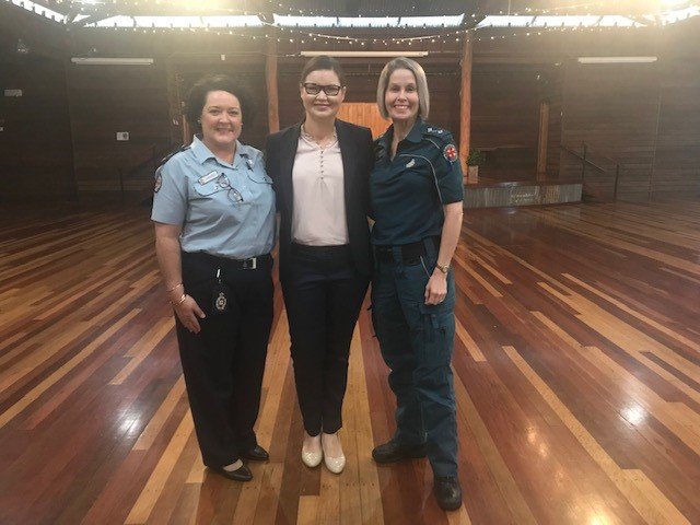 QASCentralQld's tweet photo. OpsCen Manager Lea and OIC Jenni attended the Regional Women's Network Central Qld Inc which is a monthly forum empowering women to forge quality connections and harness individual potential. Di Booth was a guest speaker who spoke about first impressions, body language &amp; dialogue https://t.co/LG6sObi1ee