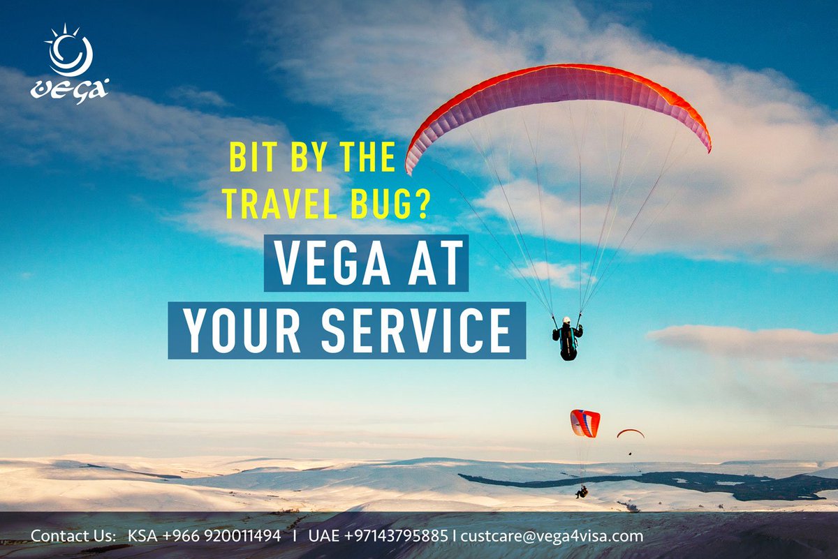 Vega4Visa's tweet photo. Bit by the travel bug - Vega at your service

#Visa_Form_Filling📄 
#Ticket_Booking ✈️

✔️ #KSA : +966 920011494

✔️ #UAE : +971 050-2277813/ 04-3795885

#Vega4Visa #exploring #services #travel #bug https://t.co/nNpsM4Bqld