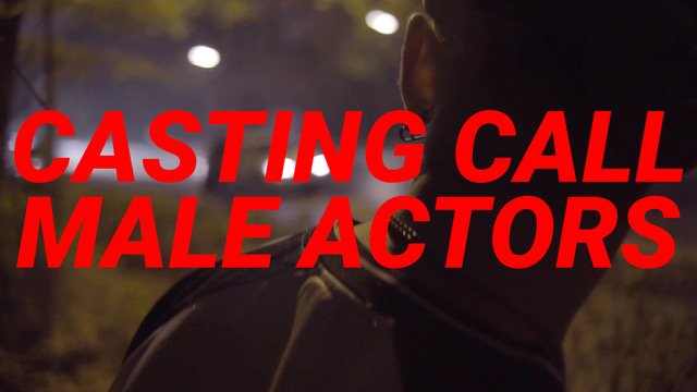 Filmmaker Hannes Hirsch, Berlin, is looking for  

Male Actors (20-45 years)

for his new short film