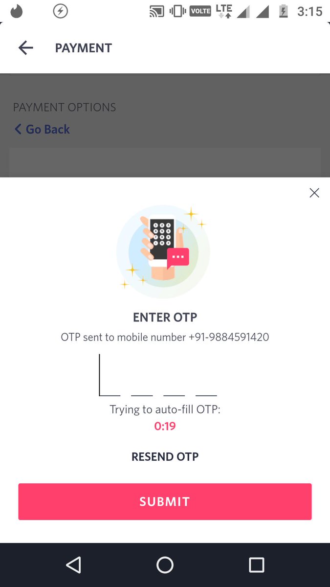 BashaAjithism's tweet photo. @myntra Still OTP goes to wrong number https://t.co/PqIuVk390P