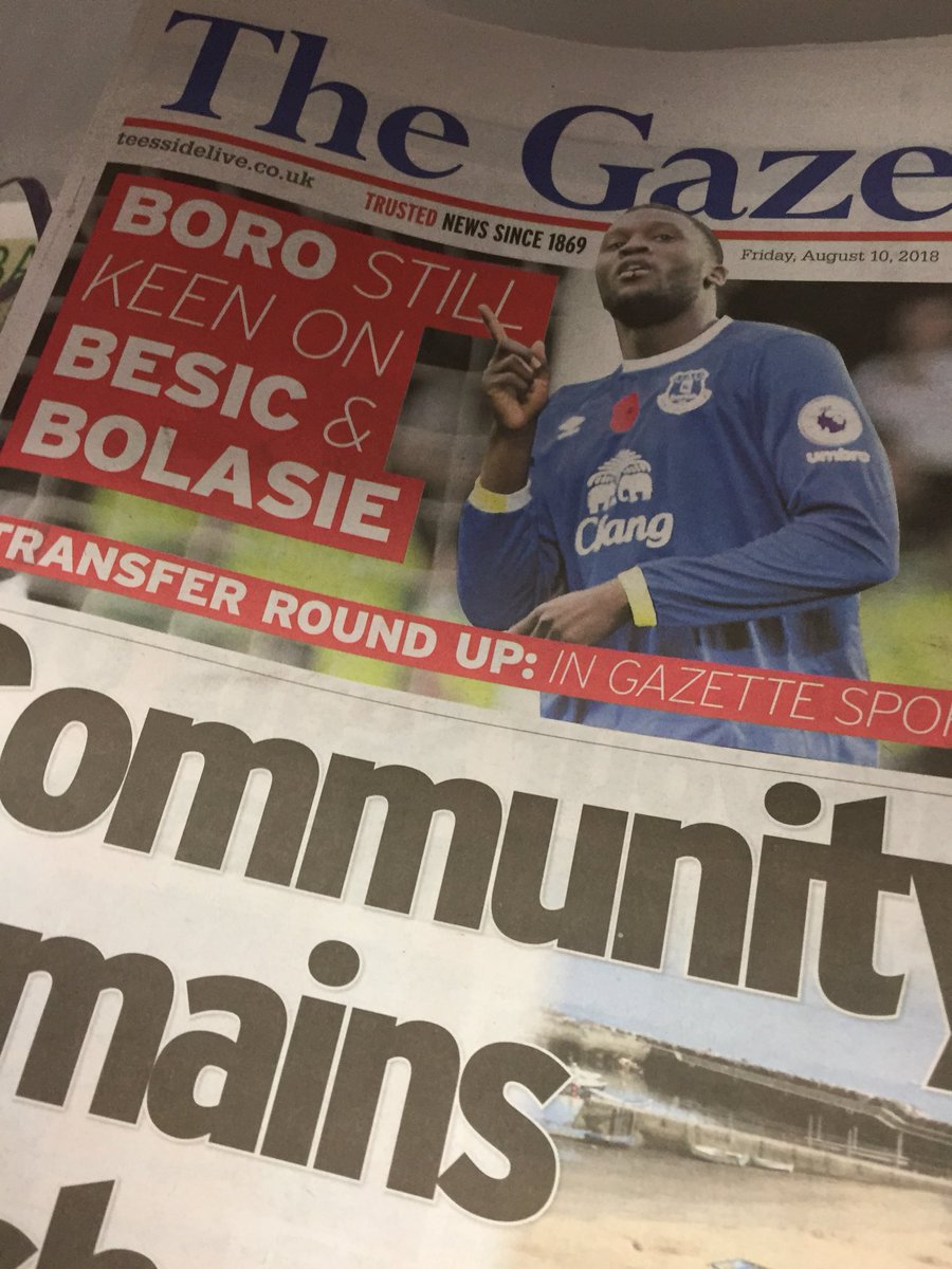 Never forget the Teeside Gazette inexplicably getting Yannick Bolasie confused with Romelu Lukaku.