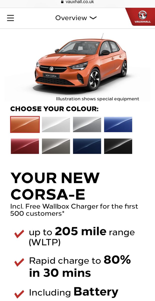 Vauxhall Insignia Colour Chart