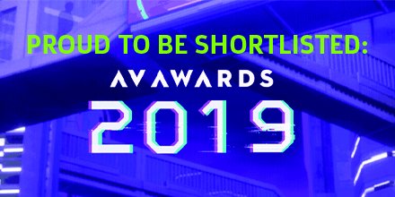 We are proud to be shortlisted for two categories - International Integrator of the Year and AV Management and Control Technology of the Year.