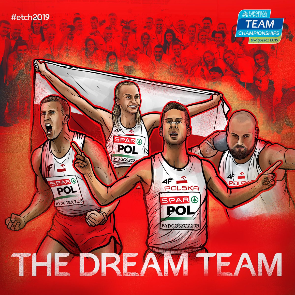 damiendraws's tweet photo. It was a busy weekend on the illustration front, creating social media content for the @EuroAthletics Team Championships. Great to tick off another couple of sports from the list too! Below are the 4 illustrations created for @LiveWireSport 🏃🏾‍♂️🏃🏾‍♀️

#ETCH2019 #illustration https://t.co/CSYsdFo9dO