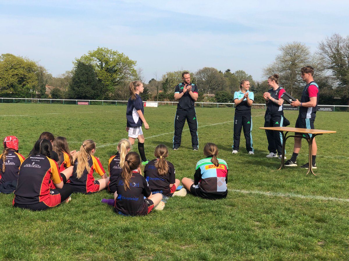 ChobhamCheetahs's tweet photo. A few shots from the last @quinsfoundation #girlsrugby camp @chobhamrugby with @JadeKonkel
The girls had a blast and are looking forward to next week's camp! ๐
Suitable for beginners with no rugby experience and experience players alike. #inspiration #rugbyrolemodels #stash https://t.co/aydM9nqmsP
