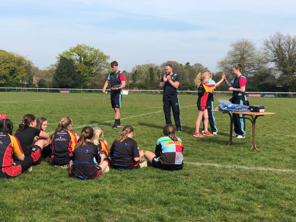 ChobhamCheetahs's tweet photo. A few shots from the last @quinsfoundation #girlsrugby camp @chobhamrugby with @JadeKonkel
The girls had a blast and are looking forward to next week's camp! ๐
Suitable for beginners with no rugby experience and experience players alike. #inspiration #rugbyrolemodels #stash https://t.co/aydM9nqmsP