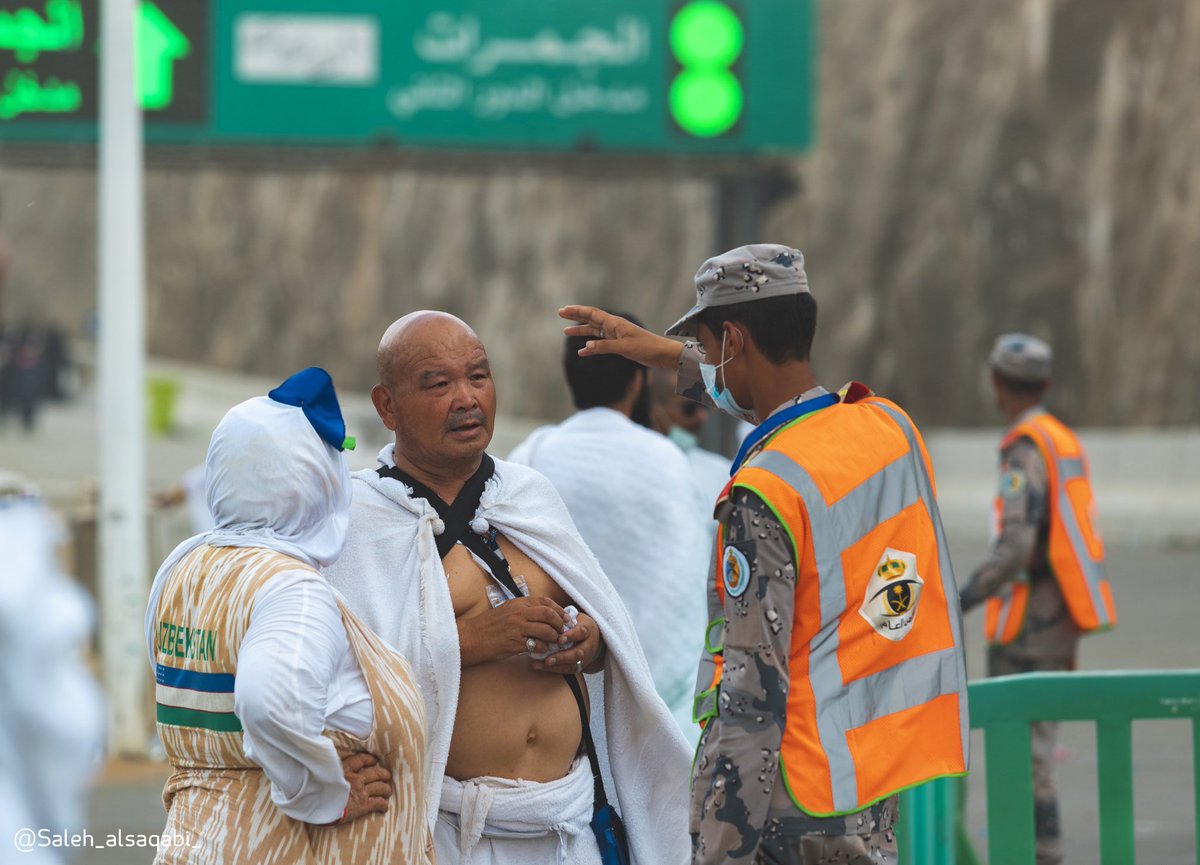 💚
 كلنا بكلمة واحدة :
شكراً #رجال_الأمن_في_الحج 

#تصويري
🔁♥️