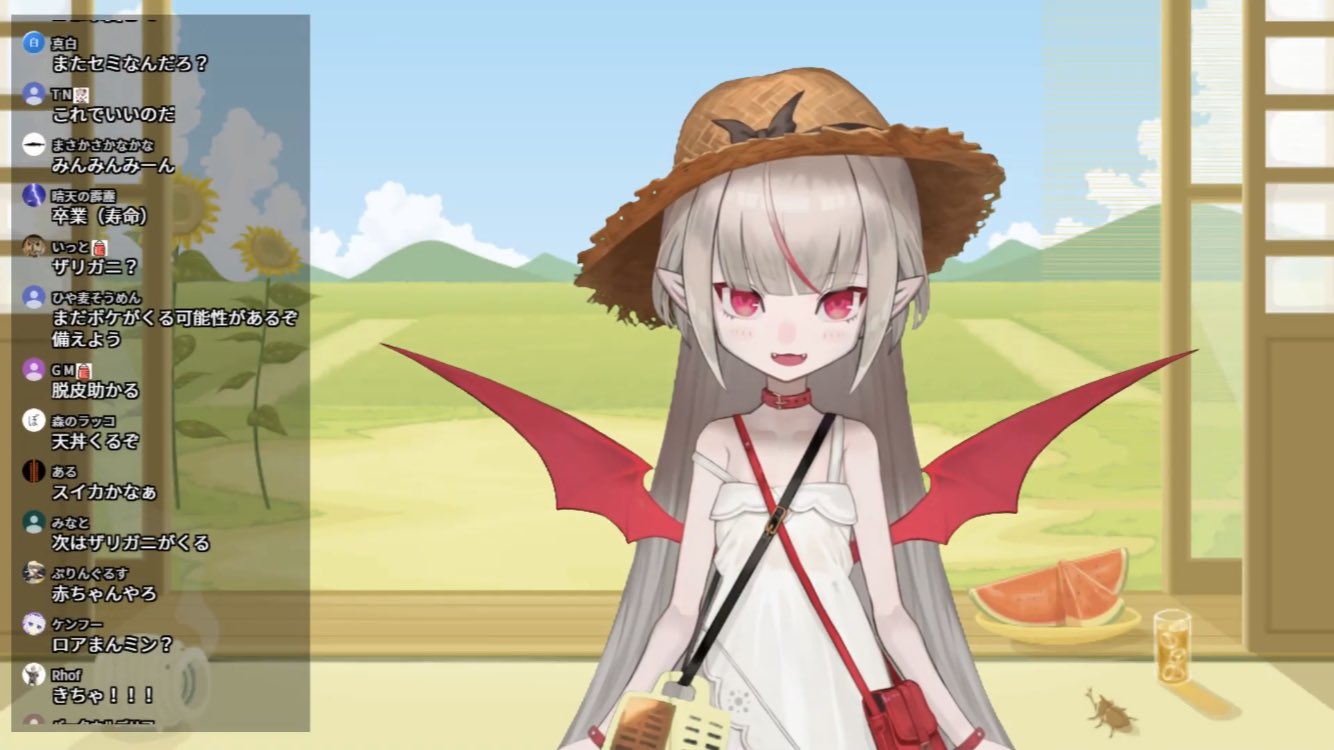 夏服 ウィッグ 魔界ノりりむ むカフェ 三つ編み
