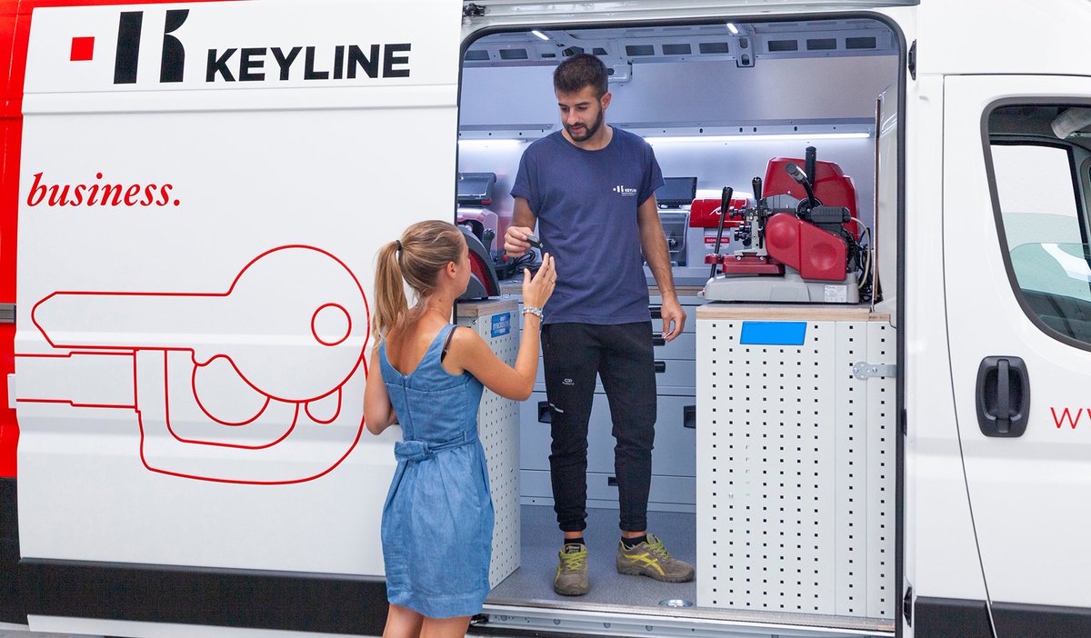 Keyline_SpA's tweet photo. The second version of the #KeyVan is finally here! We are proud to introduce our new showroom on wheels equipped with the best #Keyline #keycuttingmachines, #automotivetechnology and #keys!
Go look for it 🙂 https://t.co/8vhThq0TLt