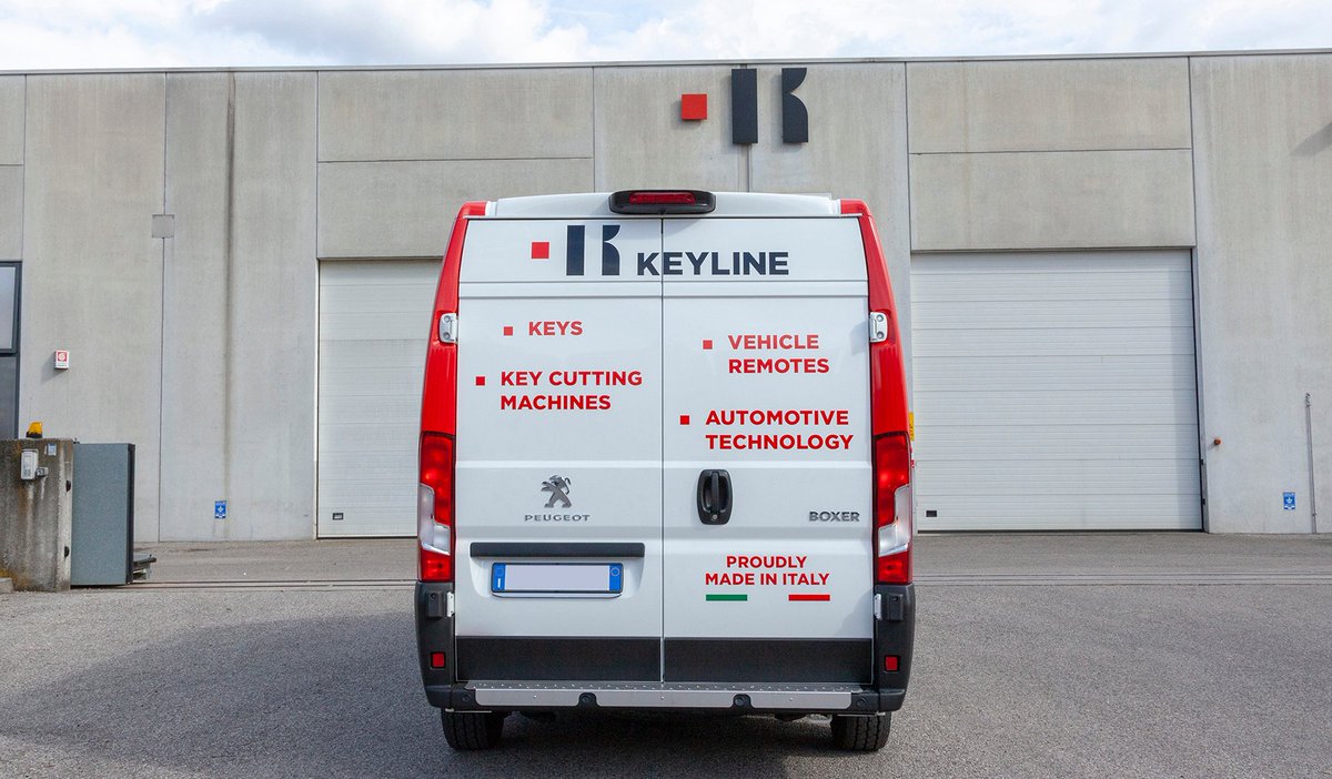 Keyline_SpA's tweet photo. The second version of the #KeyVan is finally here! We are proud to introduce our new showroom on wheels equipped with the best #Keyline #keycuttingmachines, #automotivetechnology and #keys!
Go look for it 🙂 https://t.co/8vhThq0TLt